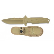 Nôž cvičný tréningový K25 32463 Contact Trainer s puzdrom - tan