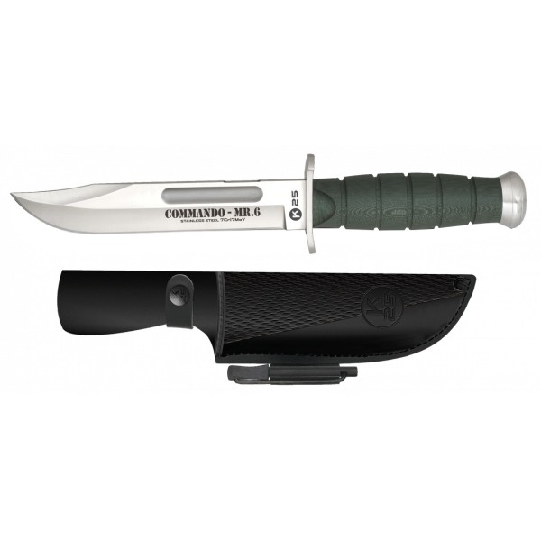 Nôž taktický s pevnou čepeľou K25 Commando Mr.6 MA 32622 G10 CNC