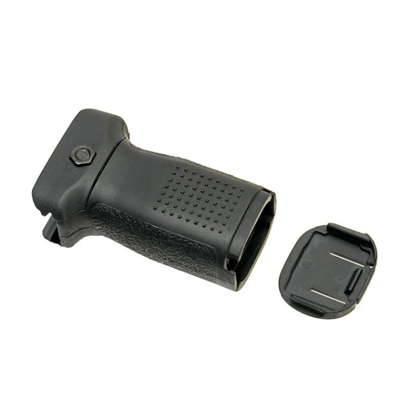 Rukoväť pre airsoftové zbrane BIG DRAGON Compact Fore Grip predná - čierna