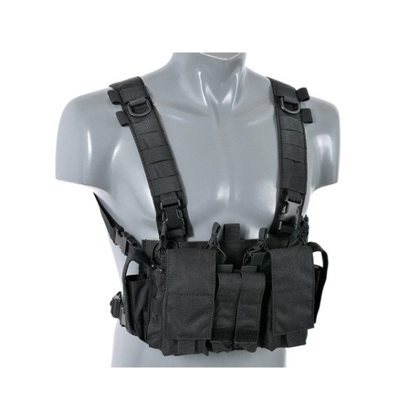 Nosič taktický hrudný 8FIELDS Patrol Chest Rig - čierny