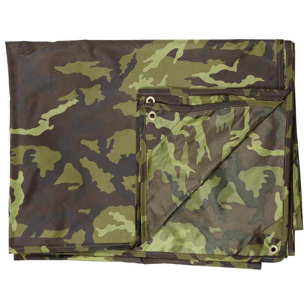 Plachta viacúčelová nepremokavá MFH 32423J 3x3m - CZ camo