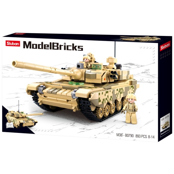 Stavebnica SLUBAN M38-413287 Tank 