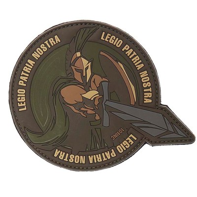 Patch Legio Patria Nostra 3D - olivovohnedý
