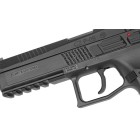 Airsoftová plynová pištoľ ASG CZ 75 P-09 blowback, kal. 6mm BB - čierna