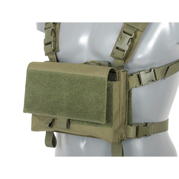 Nosič taktický hrudný 8FIELDS Hybrid Chest Rig - olivový 