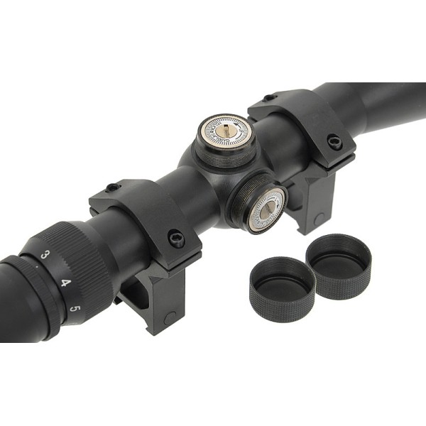 Puškohľad PCS 3-9x50E s vysokou montážou 22mm