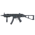 Airsoftový elektrický samopal CYMA CM.041 MP5 UMP Blue Edition, kal. 6mm BB - čierny