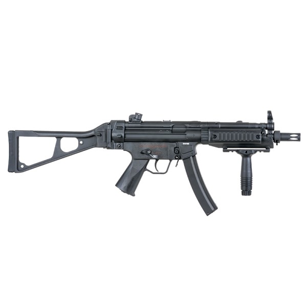 Airsoftový elektrický samopal CYMA CM.041 MP5 UMP Blue Edition, kal. 6mm BB - čierny