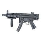 Airsoftový elektrický samopal CYMA CM.041 MP5 UMP Blue Edition, kal. 6mm BB - čierny