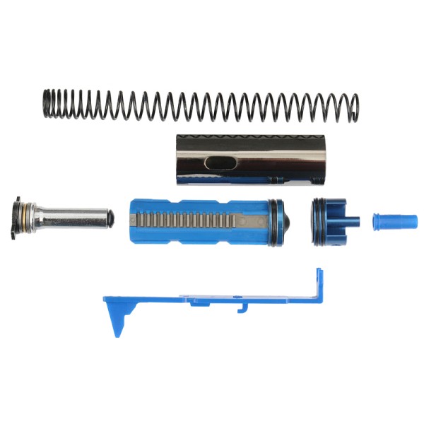 Airsoftový elektrický samopal CYMA CM.041 MP5 UMP Blue Edition, kal. 6mm BB - čierny