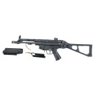Airsoftový elektrický samopal CYMA CM.041 MP5 UMP Blue Edition, kal. 6mm BB - čierny