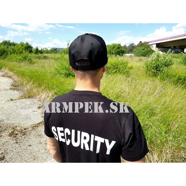 Šiltovka baseball SECURITY MFH 10280 - čierna