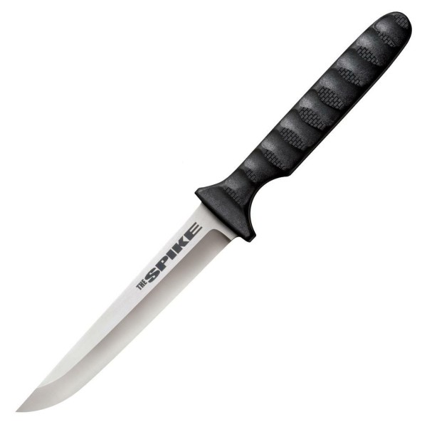 Nôž taktický s pevnou čepelou COLD STEEL Drop Point Spike - strieborný