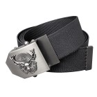 Opasok poľovnícky textilný SVÄTÝ HUBERT v darčekovom balení 40mm - čierny