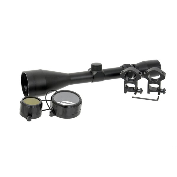 Puškohľad PCS 3-9x50E s vysokou montážou 22mm