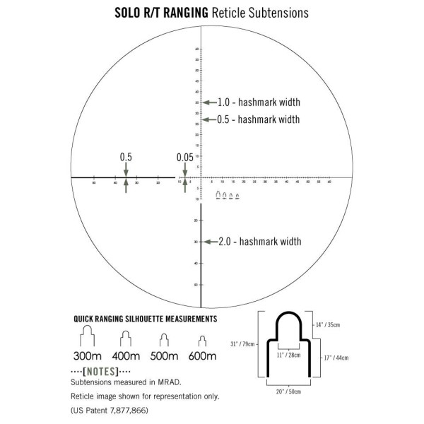 Monokulár VORTEX Solo Tactical 8x36 RT - olivový