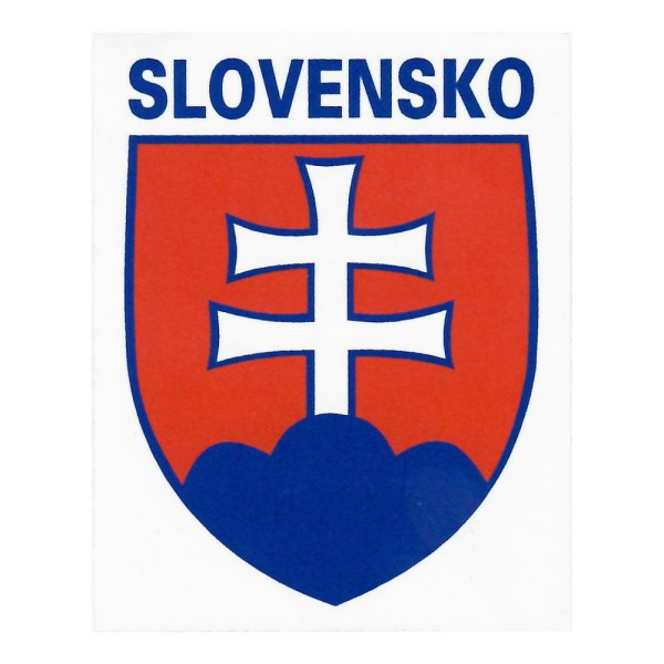 Nálepka SLOVENSKO malá - 60x75 mm