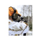 Chrániče sluchu PELTOR Sport Tac MT16H210F-478-RD elektronické, s vymeniteľnými krytmi - čierne / červené