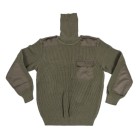 Sveter pletený LAVD D0401 - olivový