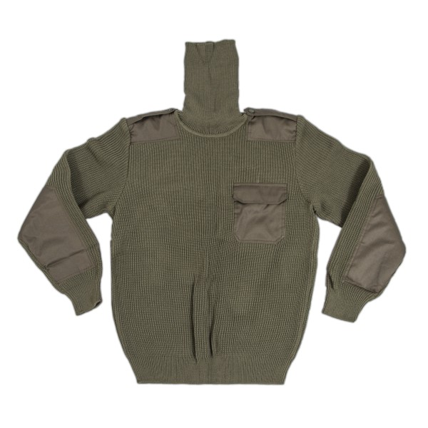 Sveter pletený LAVD D0401 - olivový