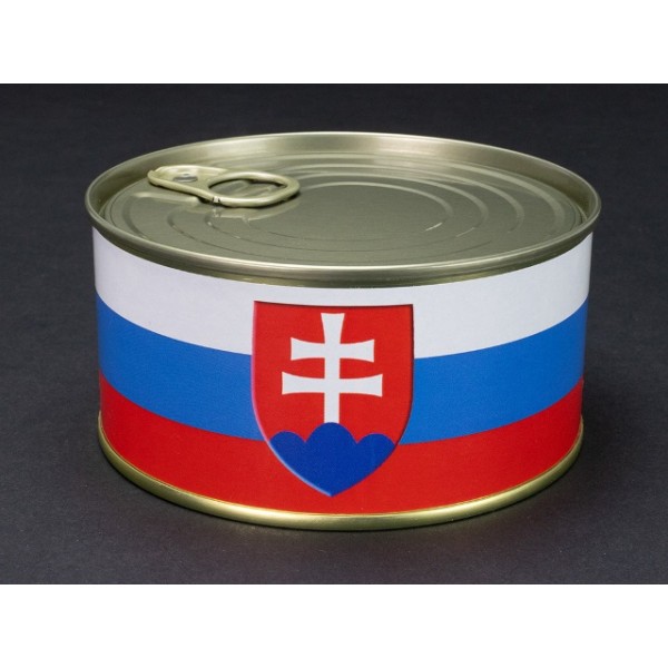Opasok nylonový SLOVENSKO v darčekovom balení - čierny