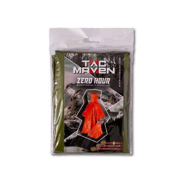 Pončo núdzové PENTAGON Zero Hour Emergency Poncho - olivové