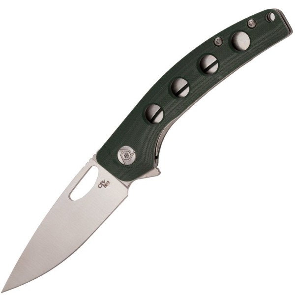 Nôž zatvárací taktický CH KNIVES 3530 G10 AG - zelený