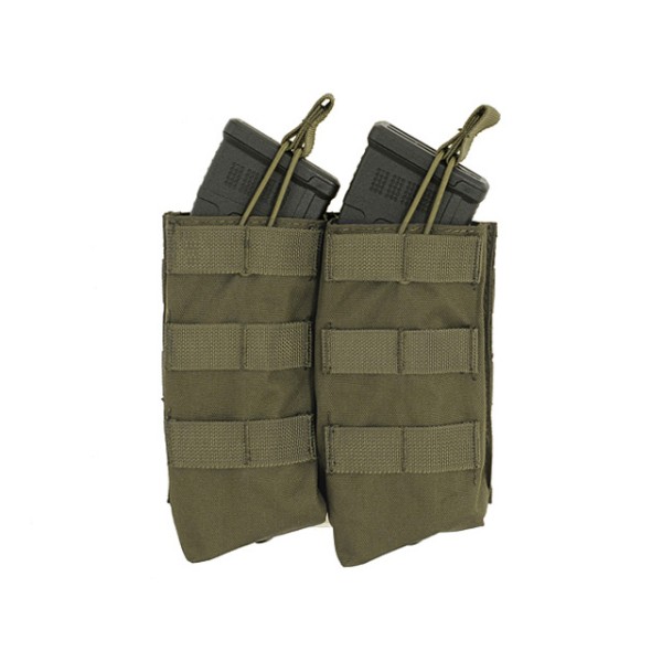 Sumka na 2 zásobníky pre AK 7,62x39mm - olivová