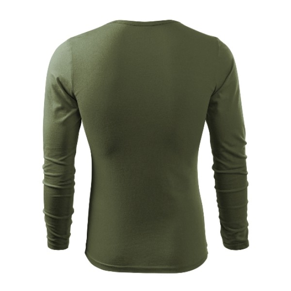 Tričko s dlhým rukávom MALFINI Fit-T Long 160g - khaki olivové