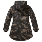 Bunda zimná dámska BRANDIT Marsh Lake Parka s kapucňou - dark camo