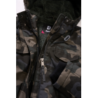 Bunda zimná dámska BRANDIT Marsh Lake Parka s kapucňou - dark camo