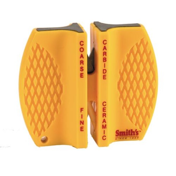 Brúska na nože SMITH´S 2 Step Knife Sharpener SM-50726, obojstranná - žltá