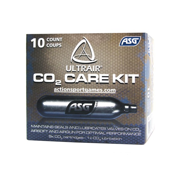Bombička CO2 12g sada 9+1so silikónom - ASG