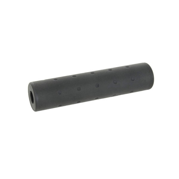Tlmič pre airsoftové zbrane, 130mm - čierny