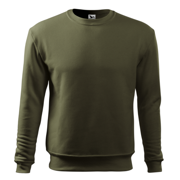 Mikina MALFINI essential bez kapucne - military green