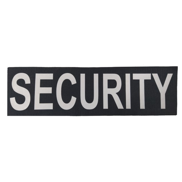Označenie SECURITY 10x34,5 cm - so suchým zipsom