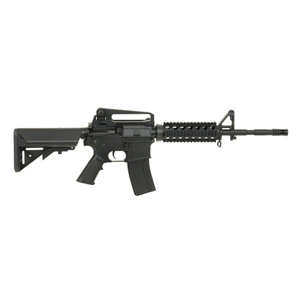 Airsoftový elektrický samopal CYMA CM.507 M4 R.I.S., kal. 6mm BB - čierny