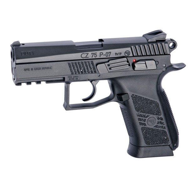 Pištoľ CO2 ASG CZ P-07 Duty, kal. 4,5mm BB - čierna