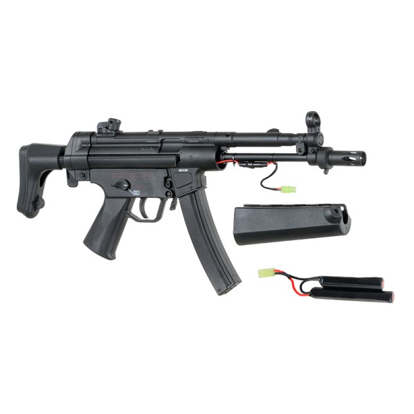 Airsoftový elektrický samopal CYMA CM.041J MP-5A2, kal. 6mm BB - čierny