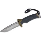 Nôž outdoorový s pevnou čepeľou GERBER Ultimate Survival FSG, kombinované ostrie - zelený