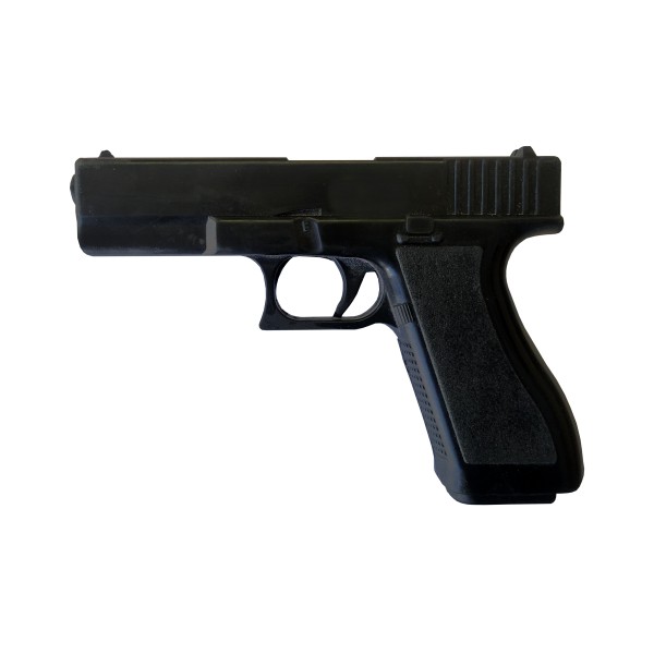 Pištoľ tréningová GLOCK 17, gumená - čierna