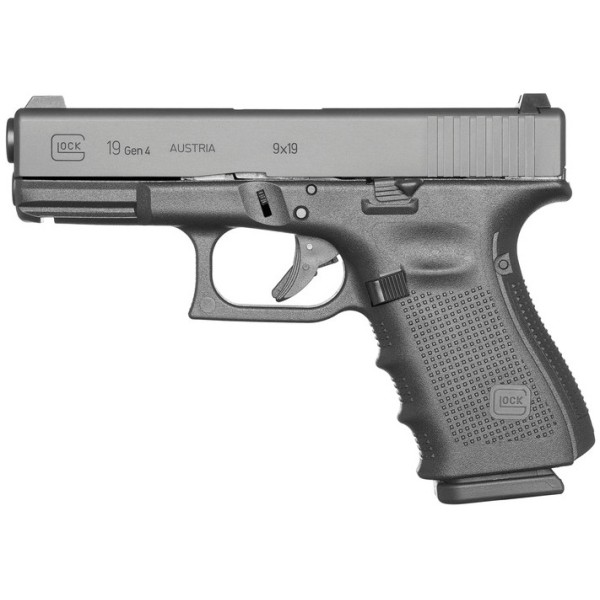 Pištoľ GLOCK 19 gen.4, kal. 9x19mm - čierna