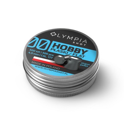 Diabolky OLYMPIA Hobby, kal. 4,5mm, 500ks- ploché