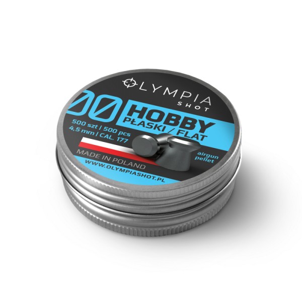 Diabolky OLYMPIA Hobby, kal. 4,5mm, 500ks- ploché