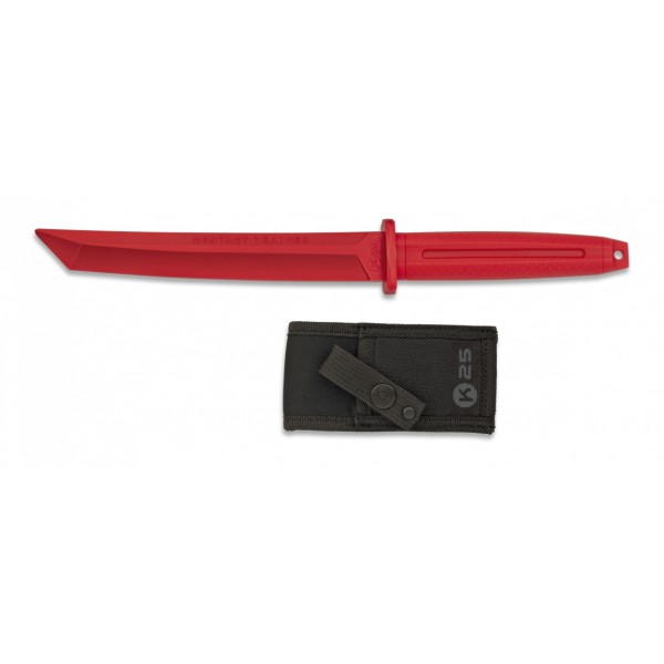 Nôž cvičný gumený K25 Tanto 32413 - červený