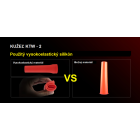 Kužeľ dopravný KLARUS KTW-2, 45mm, FLZA-375 Apollo - červený