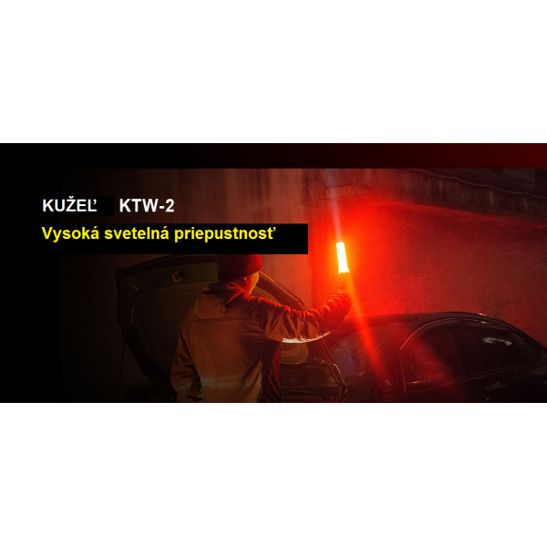 Kužeľ dopravný KLARUS KTW-2, 45mm, FLZA-375 Apollo - červený
