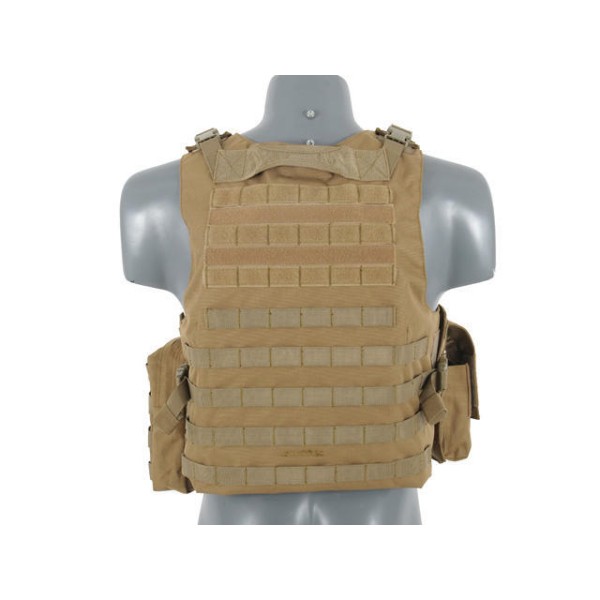 Vesta taktická 8FIELDS Lightweight AAV FSBE Assault Vest System V2 - coyote