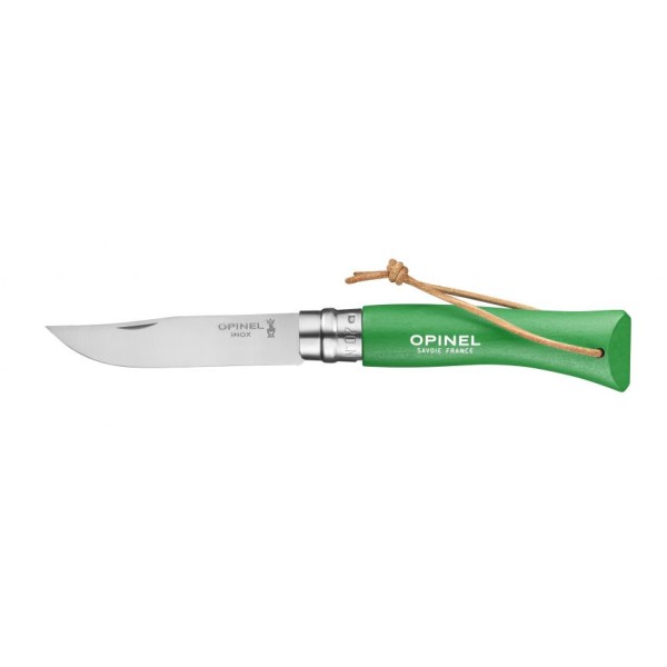 Nôž zatvárací outdoorový OPINEL N°07 INOX Bushwacker Green Meadow - zelený