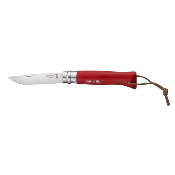 Nôž zatvárací outdoorový OPINEL N°08 INOX Bushwacker Red - červený